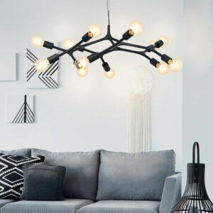 Bocadella Pendant - Black - 12 Light