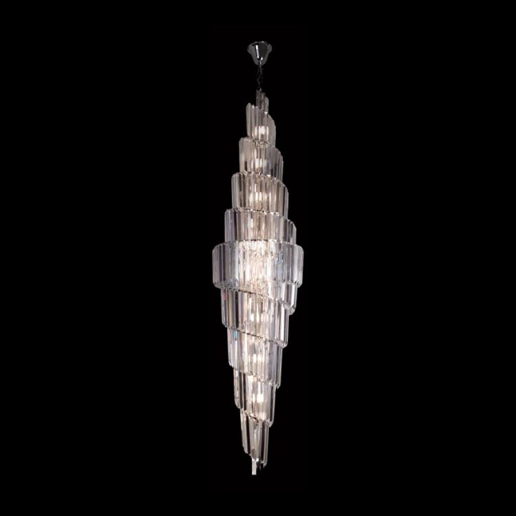 Chandelier - Crystal - Triangular