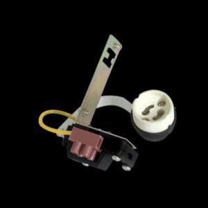 Lamp Holder - GU10 - Earth Wire Silicone Wires - Metal Bracket - (K-Light)