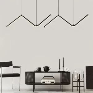 Bend - PC LED Pendant - Black (Custom Made)