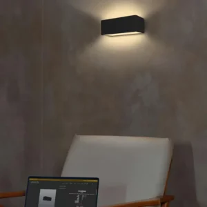 Cosi Medium - Aluminium Up and Down LED Wall Light - Various Colours (Dimmable)