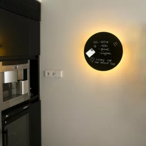 Board Small - Steel and PMMA LED Wall Light - Opal / Blackboard (Import)